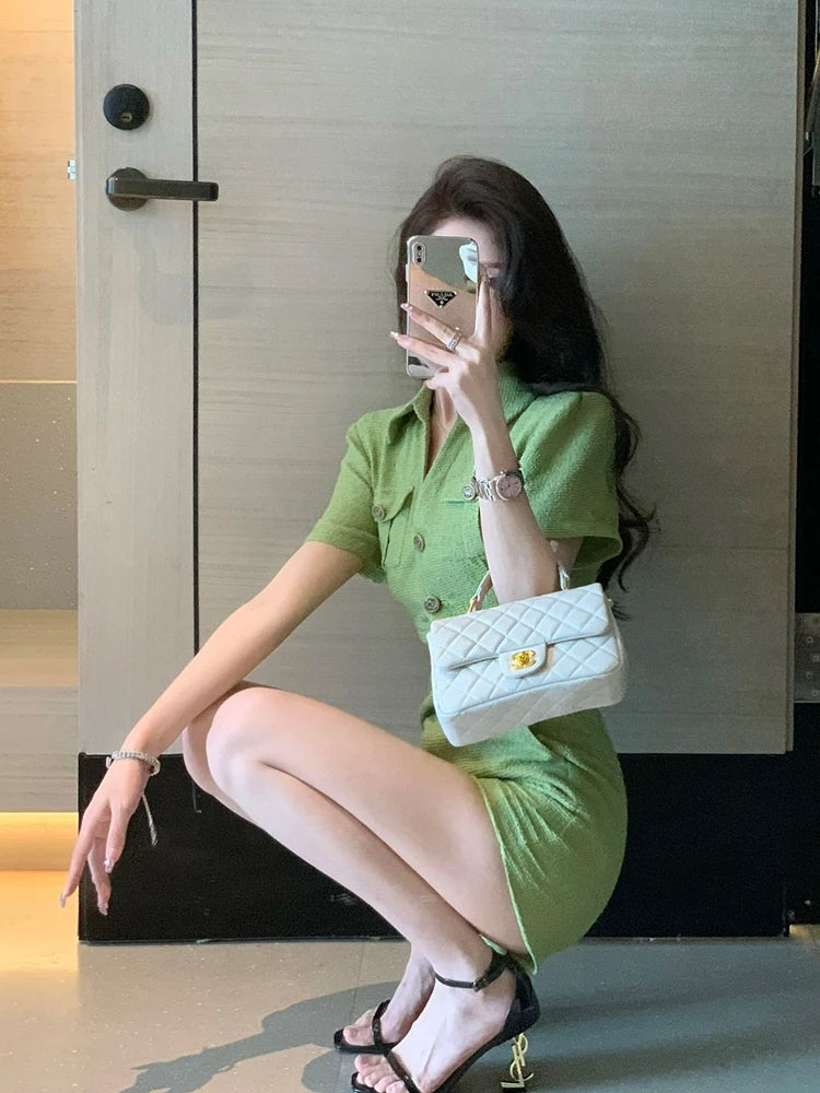Summer New Women Turn Down Collar Short Jumpsuits Female Solid Color Loose Shorts Ladies Short Sleeve Wide Leg Rompers